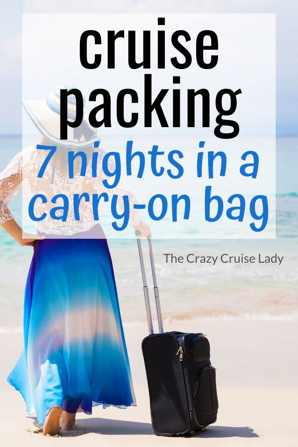 Come pack with me for a 7-night cruise! Here are my top tips for carry on only cruise packing. How to prioritize and organize your cruise essentials.